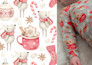 create custom watercolor seamless patterns